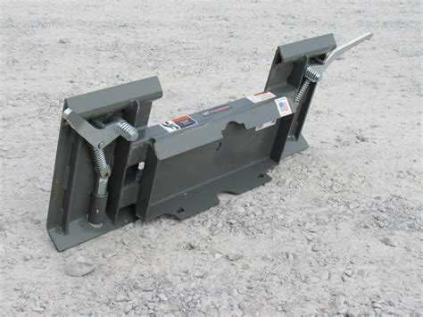 skid steer attachment adapter|universal skid steer attachment plate.